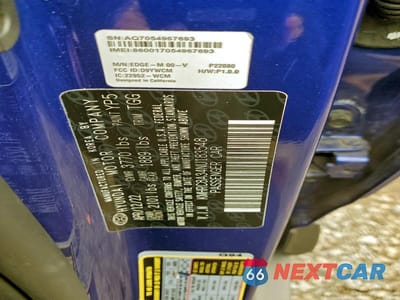 Zdjęcie 13 z 13 samochodu: 2022 HYUNDAI VENUE SEL VIN:KMHRC8A34NU183548 - miniatura