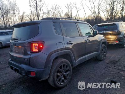 Trzecie zdjęcie samochodu z tyłu: 2016 JEEP RENEGADE LATITUDE VIN:ZACCJBBT8GPD30437 - miniatura