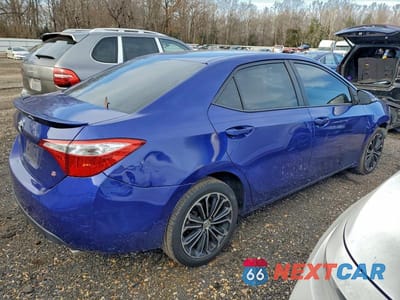 Trzecie zdjęcie samochodu z tyłu: 2014 TOYOTA COROLLA VIN:5YFBURHE2EP130568 - miniatura