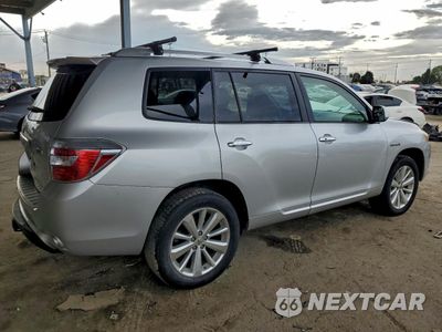 Trzecie zdjęcie samochodu z tyłu: 2008 TOYOTA HIGHLANDER HYBRID VIN:JTEEW41A482007421 - miniatura