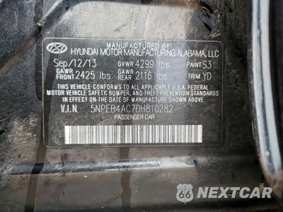 Zdjęcie 12 z 13 samochodu: 2013 HYUNDAI SONATA GLS VIN:5NPEB4AC7DH810282 - miniatura