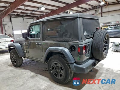 Drugie zdjęcie samochodu z przodu: 2019 JEEP WRANGLER SPORT VIN:1C4GJXAN0KW587380 - miniatura