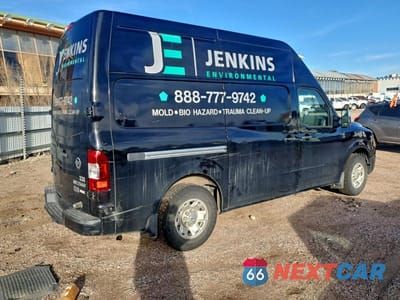 Trzecie zdjęcie samochodu z tyłu: 2016 NISSAN NV 2500 UTILITY / SERVICE VAN VIN:1N6AF0LY5GN807158 - miniatura