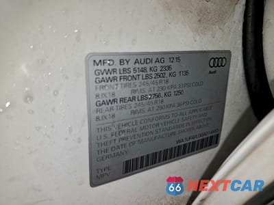 Zdjęcie 13 z 15 samochodu: 2016 AUDI A4 ALLROAD PREMIUM PLUS VIN:WA1UFAFL0GA014583 - miniatura