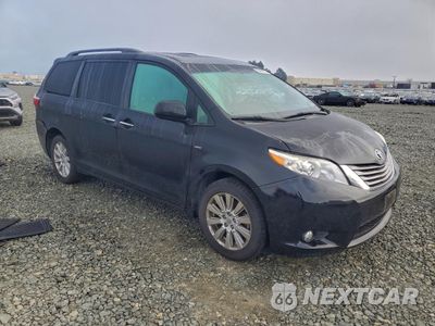 Czwarte zdjęcie samochodu z boku: 2017 TOYOTA SIENNA XLE VIN:5TDDZ3DC7HS185685 - miniatura