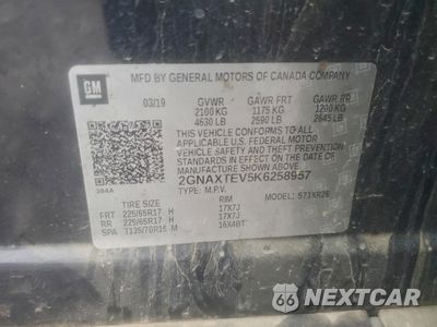 Zdjęcie 13 z 13 samochodu: 2019 CHEVROLET EQUINOX LT VIN:2GNAXTEV5K6258957 - miniatura