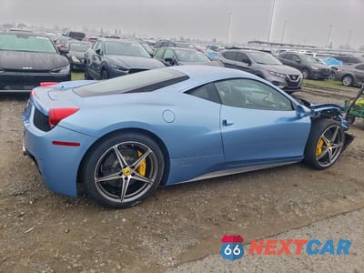 Trzecie zdjęcie samochodu z tyłu: 2012 FERRARI 458 ITALIA VIN:ZFF67NFA6C0182991 - miniatura