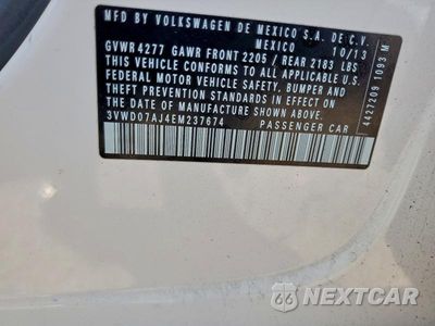Zdjęcie 13 z 13 samochodu: 2014 VOLKSWAGEN JETTA SE VIN:3VWD07AJ4EM237674 - miniatura