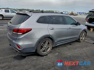 Trzecie zdjęcie samochodu z tyłu: 2017 HYUNDAI SANTA FE VIN:KM8SR4HF5HU257010 - miniatura