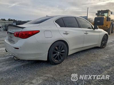 Trzecie zdjęcie samochodu z tyłu: 2017 INFINITI Q50 PREMIUM VIN:JN1EV7AP6HM741157 - miniatura