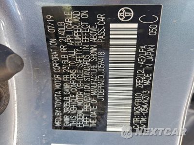 Zdjęcie 13 z 15 samochodu: 2020 TOYOTA COROLLA LE VIN:JTDEPRAE0LJ059418 - miniatura
