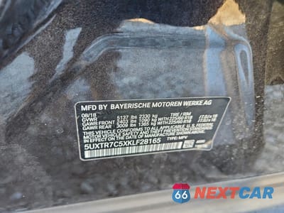 Zdjęcie 13 z 13 samochodu: 2019 BMW X3 SDRIVE30I VIN:5UXTR7C5XKLF28165 - miniatura