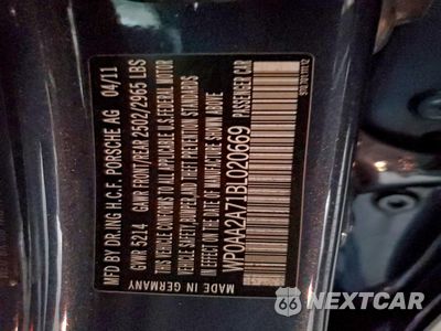 Zdjęcie 12 z 12 samochodu: 2011 PORSCHE PANAMERA 2 VIN:WP0AA2A71BL020669 - miniatura
