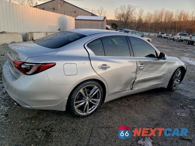Trzecie zdjęcie samochodu z tyłu: 2019 INFINITI Q50 LUXE VIN:JN1EV7AP8KM542327 - miniatura