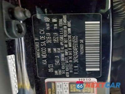 Zdjęcie 13 z 13 samochodu: 2023 KIA RIO LX VIN:3KPA24AD4PE616535 - miniatura