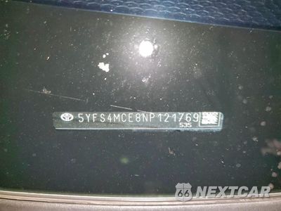 Zdjęcie 12 z 12 samochodu: 2022 TOYOTA COROLLA SE VIN:5YFS4MCE8NP121769 - miniatura