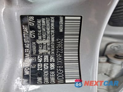 Zdjęcie 12 z 12 samochodu: 2009 MERCEDES-BENZ C 300 4MATIC VIN:WDDGF81X99F223662 - miniatura
