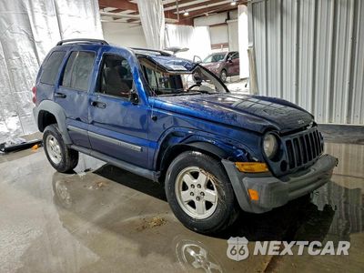 Czwarte zdjęcie samochodu z boku: 2005 JEEP LIBERTY SPORT VIN:1J4GL48K15W601984 - miniatura