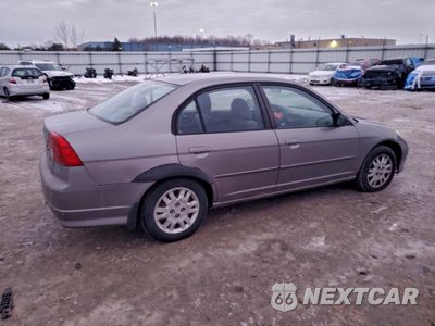 Trzecie zdjęcie samochodu z tyłu: 2004 HONDA CIVIC LX VIN:1HGES16544L009735 - miniatura
