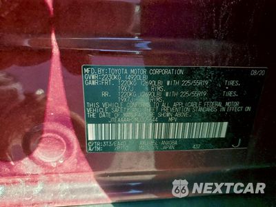 Zdjęcie 13 z 14 samochodu: 2021 TOYOTA VENZA LE VIN:JTEAAAAH2MJ005644 - miniatura