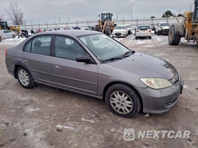 Czwarte zdjęcie samochodu z boku: 2004 HONDA CIVIC LX VIN:1HGES16544L009735 - miniatura