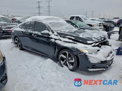 Czwarte zdjęcie samochodu z boku: 2022 HONDA ACCORD HYBRID SPORT VIN:1HGCV3F27NA047764 - miniatura