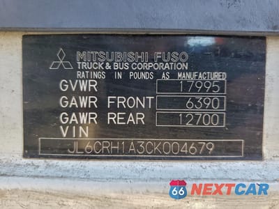 Zdjęcie 14 z 16 samochodu: 2012 MITSUBISHI FE FEC92S BOX TRUCK VIN:JL6CRH1A3CK004679 - miniatura