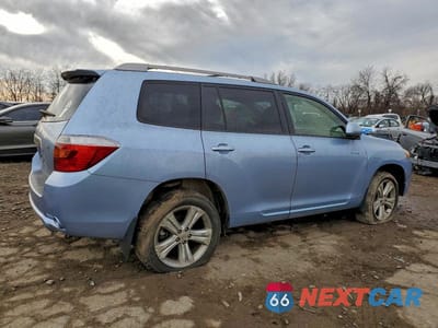 Trzecie zdjęcie samochodu z tyłu: 2008 TOYOTA HIGHLANDER SPORT VIN:JTEES43A282014442 - miniatura