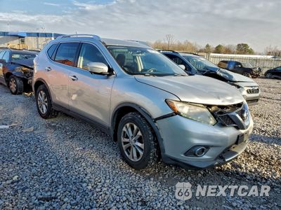 Czwarte zdjęcie samochodu z boku: 2015 NISSAN ROGUE S VIN:KNMAT2MVXFP556085 - miniatura