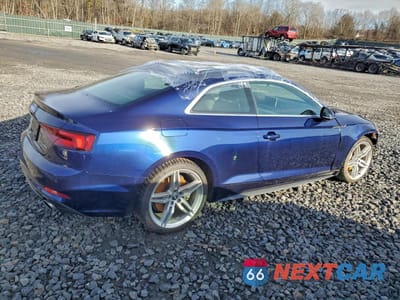 Trzecie zdjęcie samochodu z tyłu: 2019 AUDI A5 PREMIUM PLUS VIN:WAUTNAF53KA059576 - miniatura