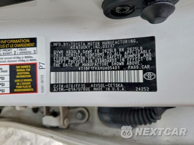 Zdjęcie 12 z 12 samochodu: 2017 TOYOTA CAMRY LE VIN:4T1BF1FK6HU405401 - miniatura