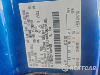 Zdjęcie 13 z 14 samochodu: 2019 FORD F150 SUPERCREW VIN:1FTEW1CP1KFD27039 - miniatura