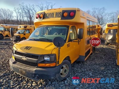 Drugie zdjęcie samochodu z przodu: 2012 CHEVROLET MICRO BIRD G3500 - SCHOOL BUS VIN:1GB3G3BG4C1136736 - miniatura