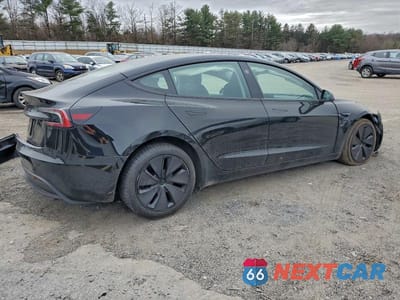 Trzecie zdjęcie samochodu z tyłu: 2024 TESLA MODEL 3 VIN:5YJ3E1EA2RF855707 - miniatura