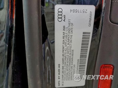 Zdjęcie 12 z 13 samochodu: 2023 AUDI A5 PRESTIGE 40 VIN:WAUBBCF54PA000589 - miniatura