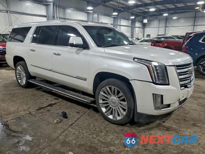 Czwarte zdjęcie samochodu z boku: 2016 CADILLAC ESCALADE ESV PLATINUM VIN:1GYS4KKJ0GR373747 - miniatura