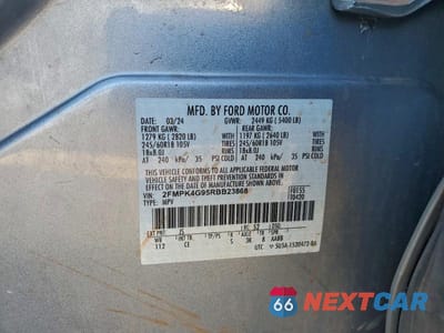 Zdjęcie 14 z 14 samochodu: 2024 FORD EDGE SE VIN:2FMPK4G95RBB23868 - miniatura