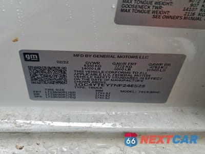 Zdjęcie 10 z 11 samochodu: 2022 CHEVROLET SILVERADO K3500 LT VIN:1GC4YTEY7NF246526 - miniatura
