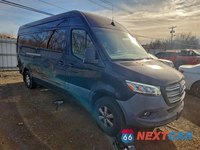 Czwarte zdjęcie samochodu z boku: 2021 MERCEDES BENZ SPRINTER 2500 DELIVERY VAN VIN:W1W40CHY6MT045014 - miniatura