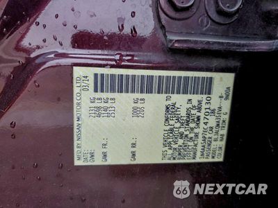 Zdjęcie 13 z 13 samochodu: 2014 NISSAN MAXIMA S VIN:1N4AA5AP7EC470130 - miniatura
