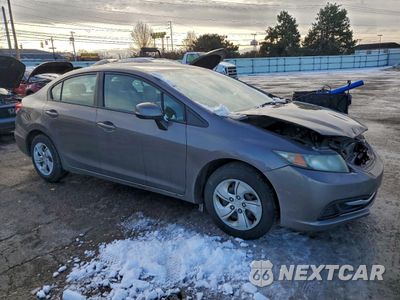 Czwarte zdjęcie samochodu z boku: 2013 HONDA CIVIC LX VIN:19XFB2F50DE038814 - miniatura