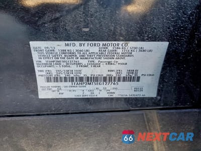 Zdjęcie 12 z 14 samochodu: 2014 FORD TAURUS POLICE INTERCEPTOR VIN:1FAHP2MT5EG127765 - miniatura