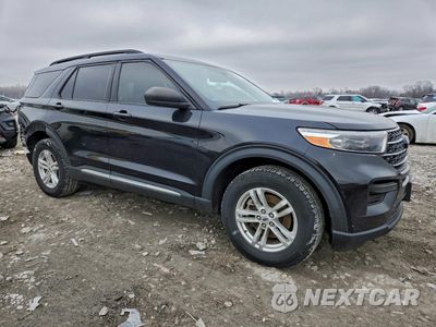 Czwarte zdjęcie samochodu z boku: 2020 FORD EXPLORER XLT VIN:1FMSK8DHXLGD16756 - miniatura