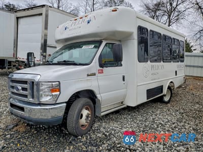 Drugie zdjęcie samochodu z przodu: 2019 FORD ECONOLINE E350 SUPER DUTY CUTAWAY VAN VIN:1FDEE3FS3KDC14375 - miniatura