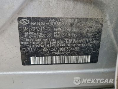 Zdjęcie 12 z 14 samochodu: 2013 HYUNDAI SONATA SE VIN:5NPEC4AC9DH534488 - miniatura