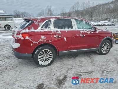 Trzecie zdjęcie samochodu z tyłu: 2016 LINCOLN MKX SELECT VIN:2LMTJ6KR3GBL57965 - miniatura