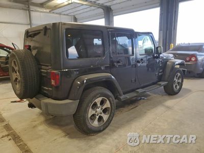 Trzecie zdjęcie samochodu z tyłu: 2017 JEEP WRANGLER UNLIMITED SAHARA VIN:1C4BJWEG5HL531588 - miniatura