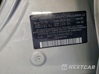 Zdjęcie 12 z 14 samochodu: 2017 HYUNDAI ELANTRA SE VIN:5NPD74LF0HH078233 - miniatura