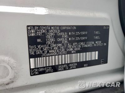 Zdjęcie 14 z 14 samochodu: 2024 TOYOTA VENZA LE VIN:JTEAAAAH0RJ182393 - miniatura