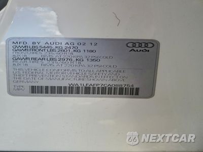 Zdjęcie 12 z 14 samochodu: 2012 AUDI Q5 PREMIUM PLUS VIN:WA1LFAFP7CA088754 - miniatura